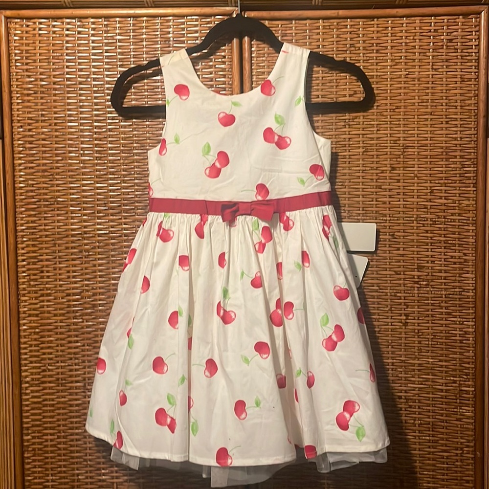 Darling Cynthia Rowley cotton dress girls size 8 NWT lined and layered w/tulle